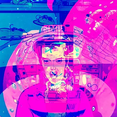 Layered Pink Elvis remix