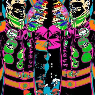 Layered Pink Elvis remix