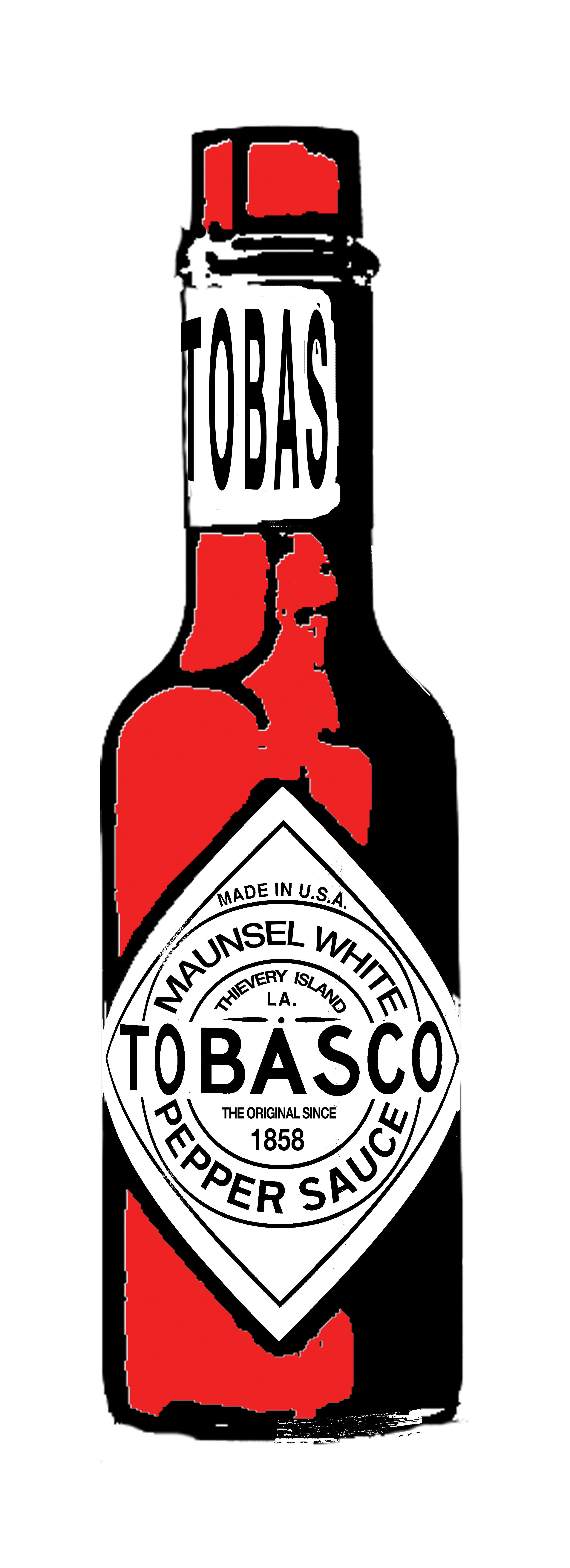 Maunsel White bottle in the Sauce Machine stencil palette