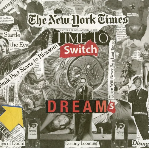 Newspaper collage, January 18th, 2008