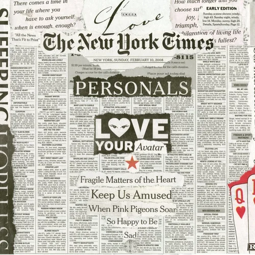 Newspaper collage, February 10th, 2008