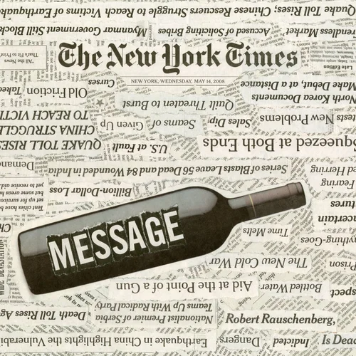 Newspaper collage, May 14th, 2008