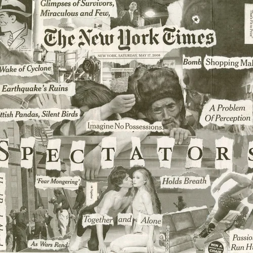Newspaper collage, May 17th, 2008