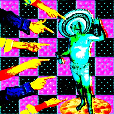 Pejorative digital collage
