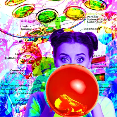 Distend digital collage